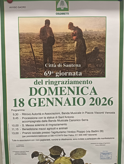 69ª Giornata del Ringraziamento