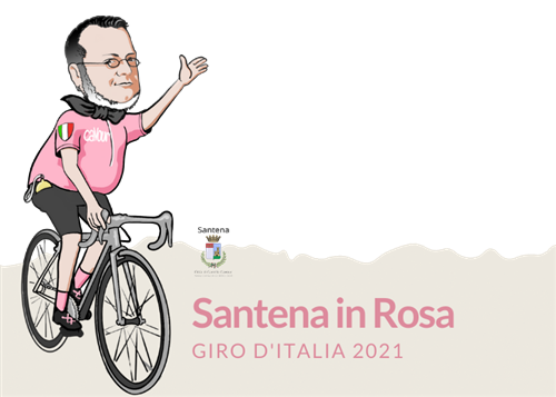 Santena si veste di rosa in omaggio al Giro d’Italia